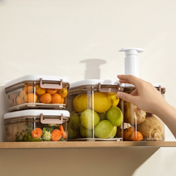 Caja de conservación al vacío hermética para cocina