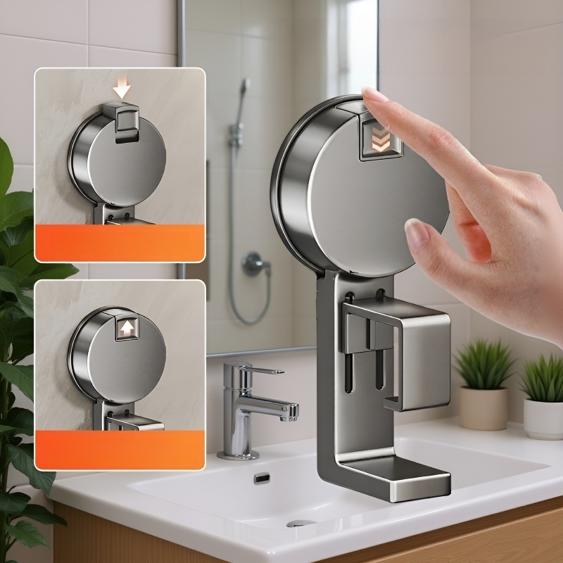 흡착식 세면대 수납 선반