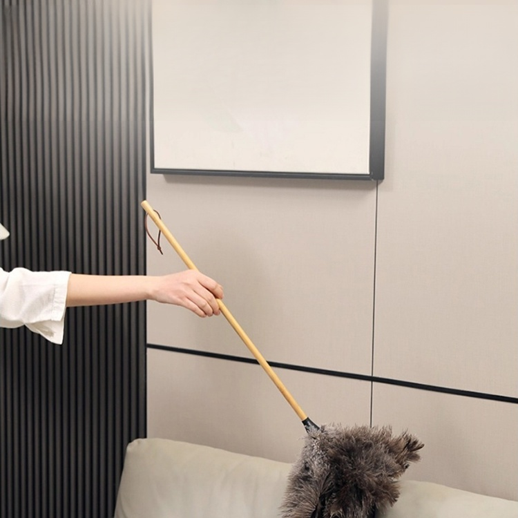 밀도 높은 타조 깃털  먼지털이