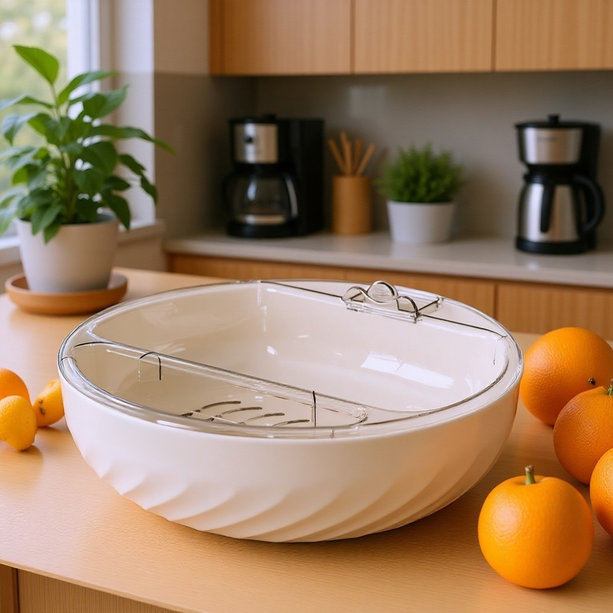 Fruit plate that combines holding and draining