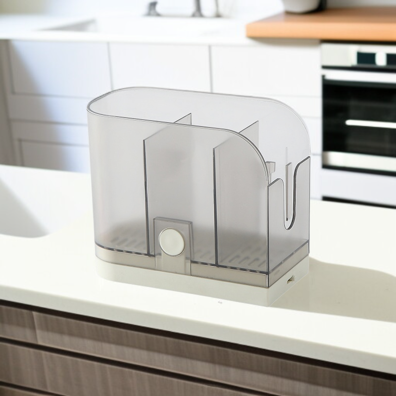 투명 벽걸이형 젓가락꽂이