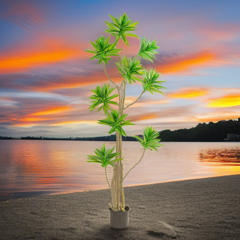 室内大型フロアデコレーション フェイクモンステラ鉢植え