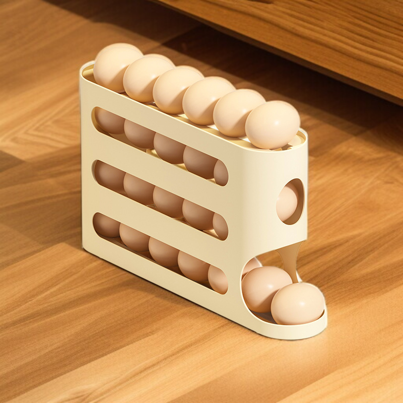 투명 미끄럼틀 계란 수납함