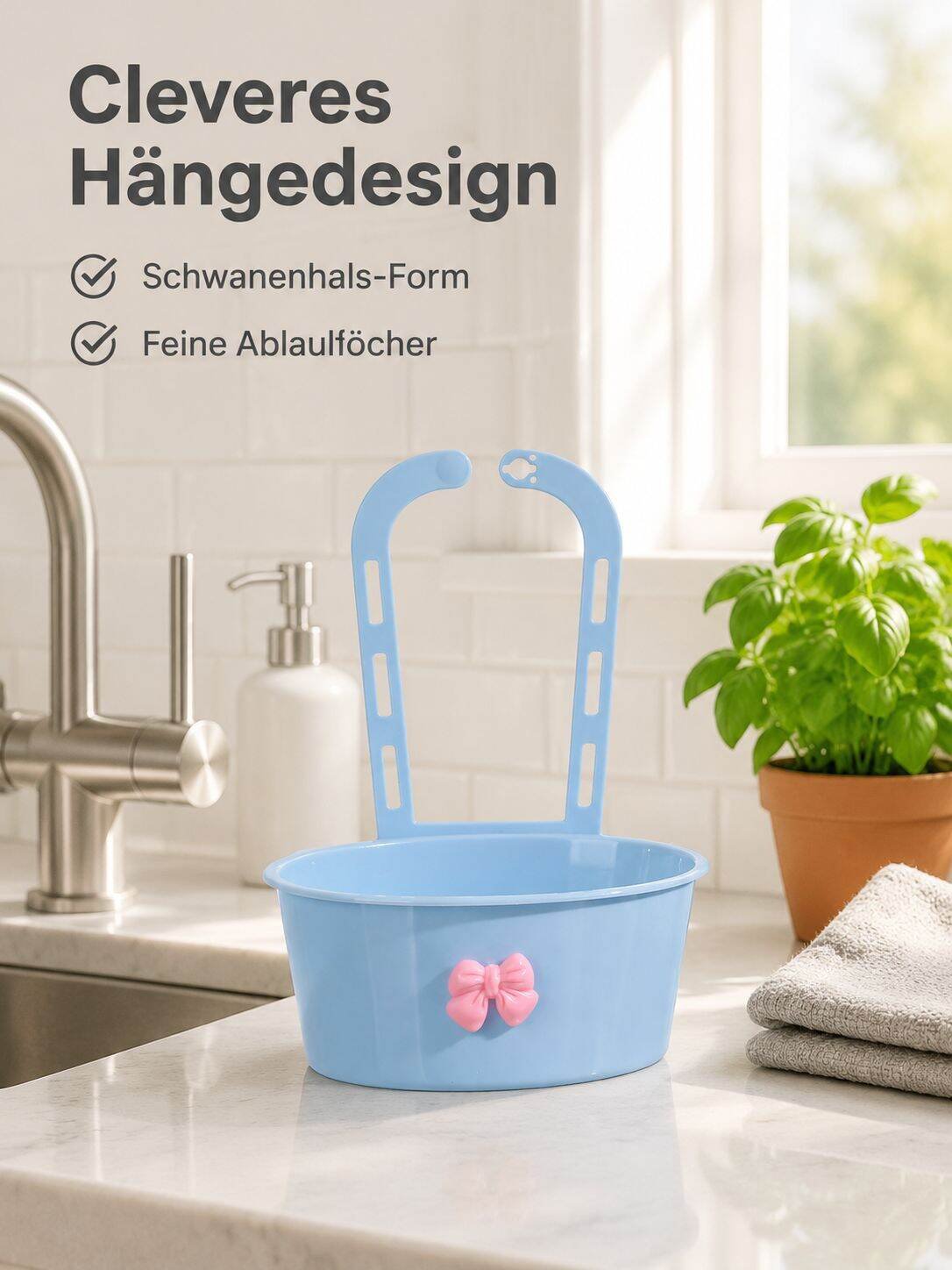Küchen-Spülbecken Filterkorb zum Aufhängen