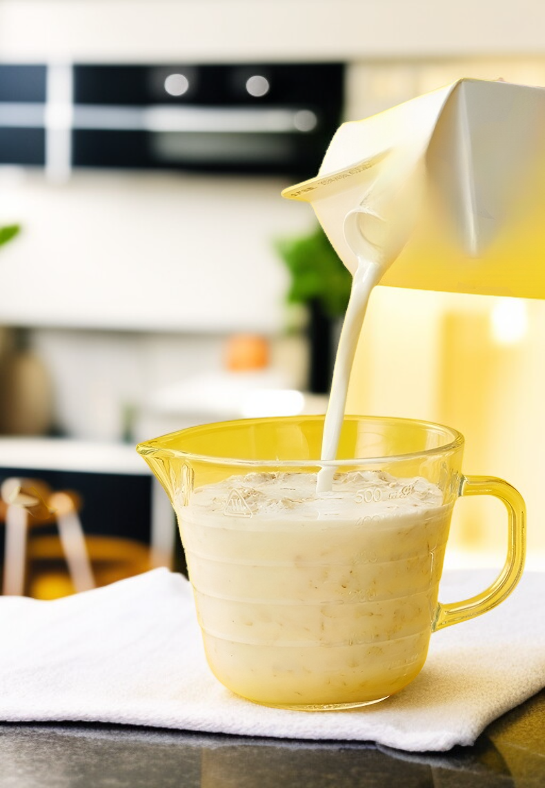 주방에서 사용하는 대용량 계량컵