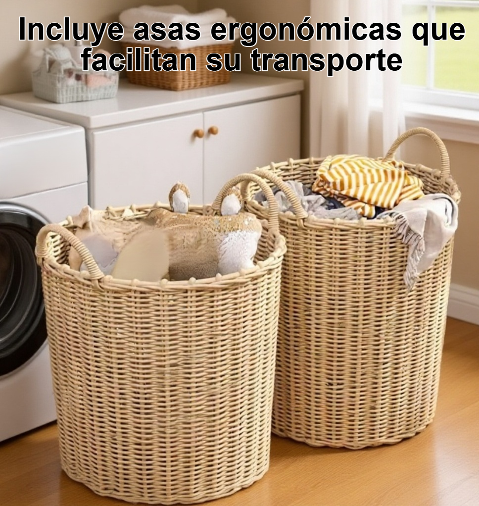 Cesta de ropa sucia moderna y resistente para el hogar