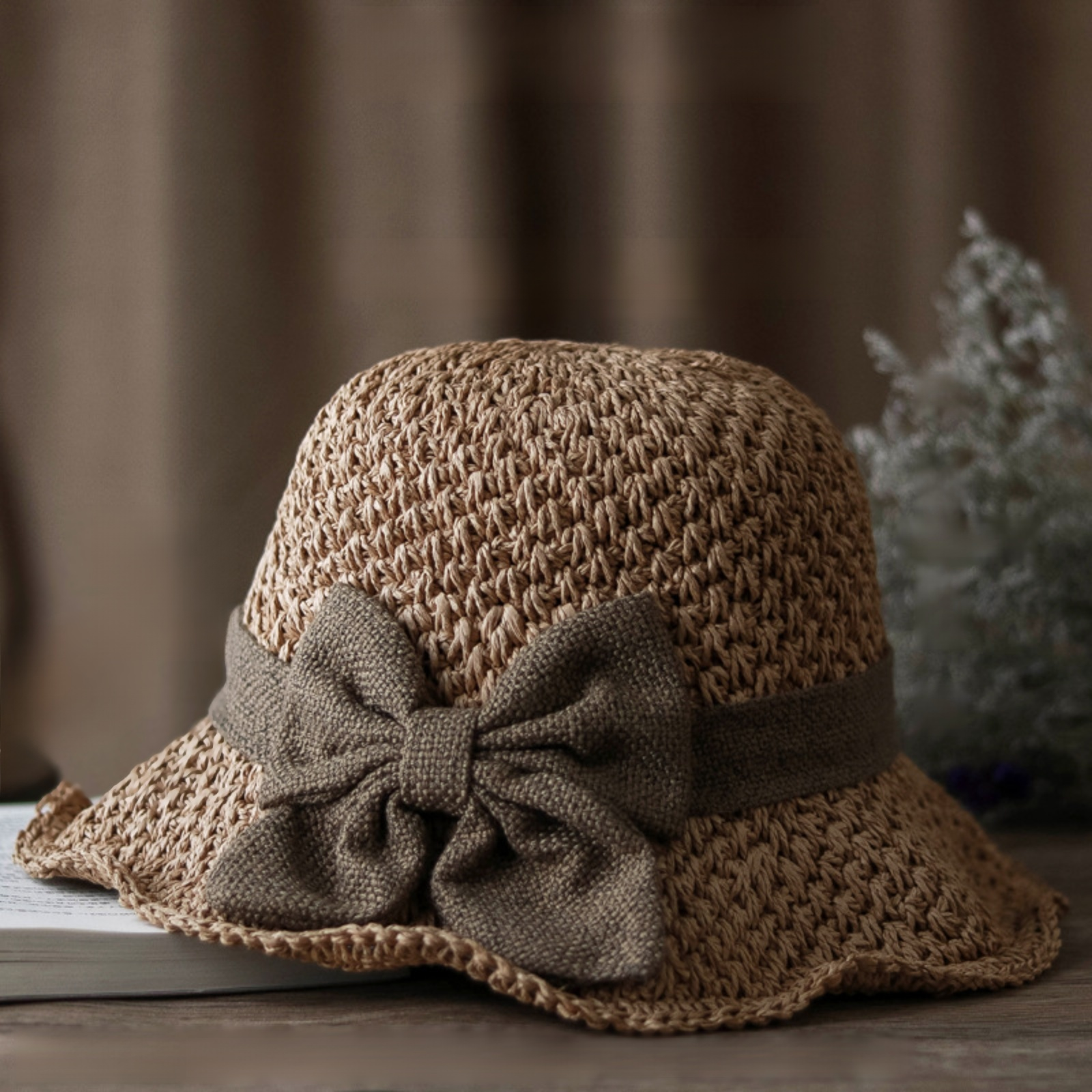 Multipurpose woven sun hat