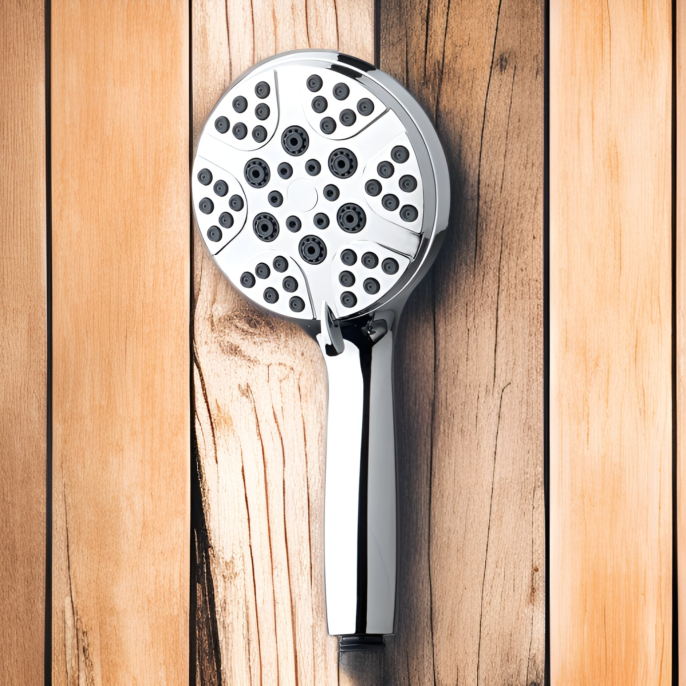 Pistolet natryskowy dwustrumieniowy z siedmiostopniowym wylotem wody i dyszą natryskową ciśnieniową