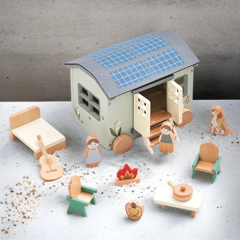 RV 장난감의 안전한 소재 강조 이미지