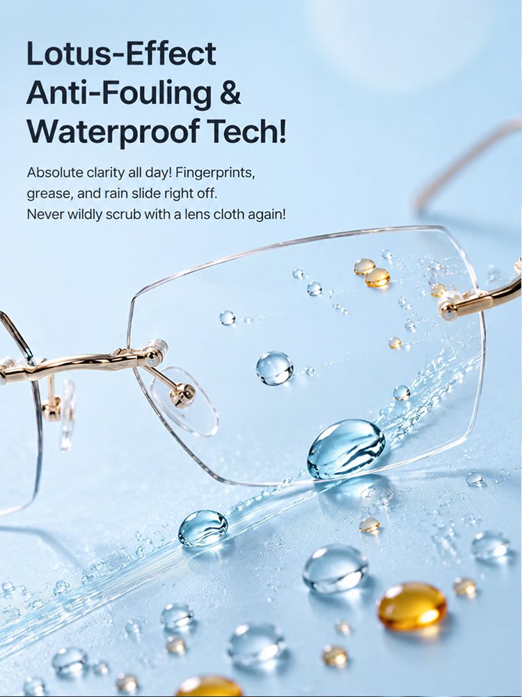 【All-day Wear Without Pressure】Intelligent Ultra-light Frameless Glasses