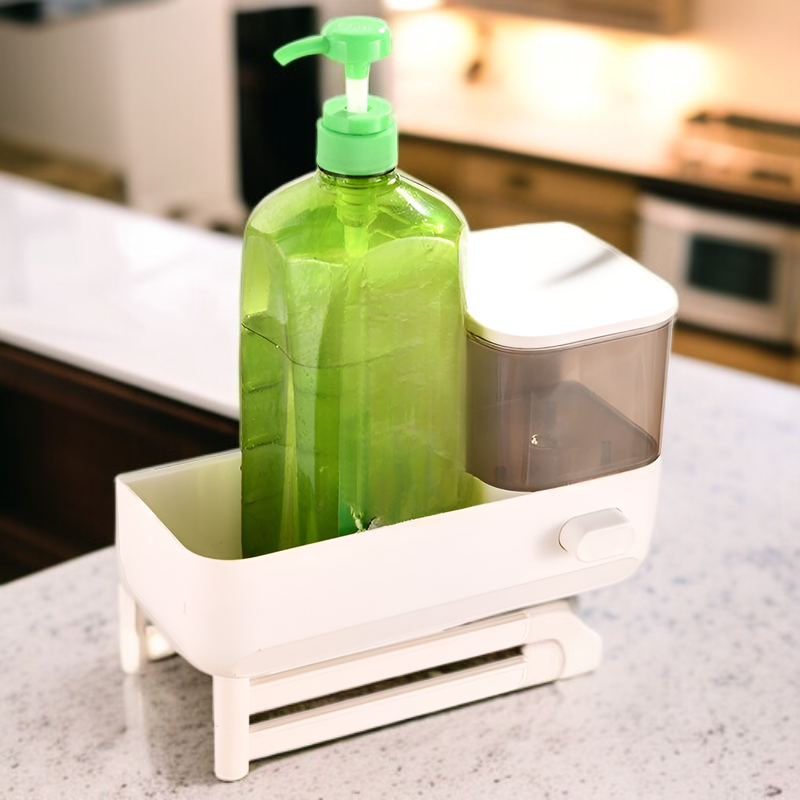 무타공 주방 선반 세제 디스펜서 싱크대 배수 선반