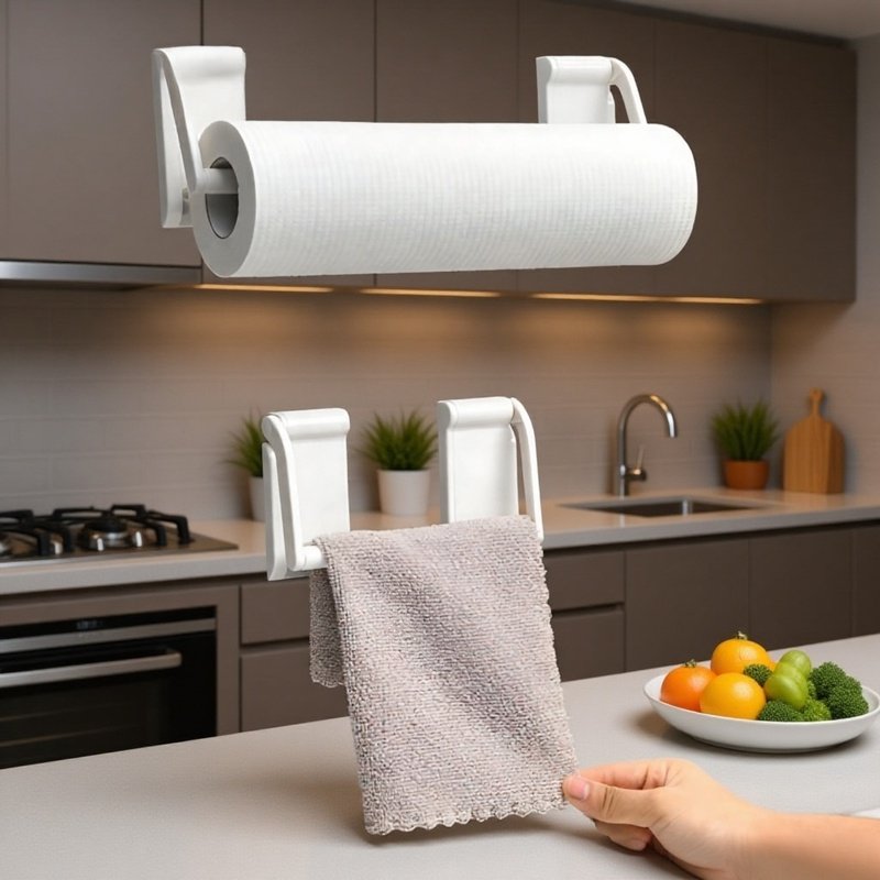 Kreativer magnetischer Papierhandtuchhalter für den Haushalt, separater Einweg-Papierrollenhalter fü