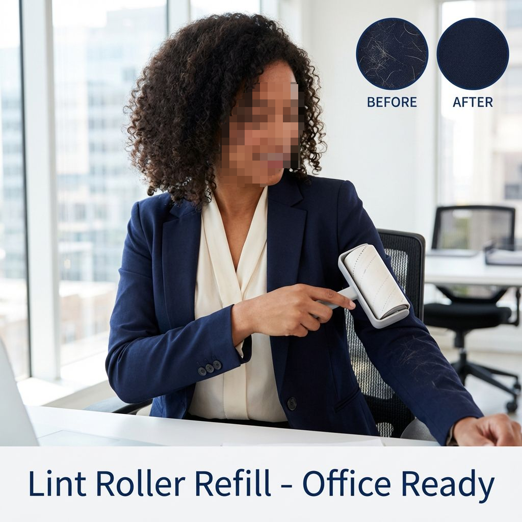 Lint Roller with Refill Paper