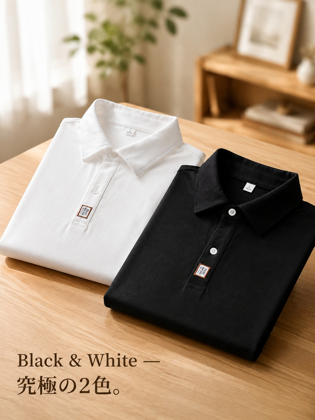 日系ゆったり綿素材メンズ半袖Tシャツ