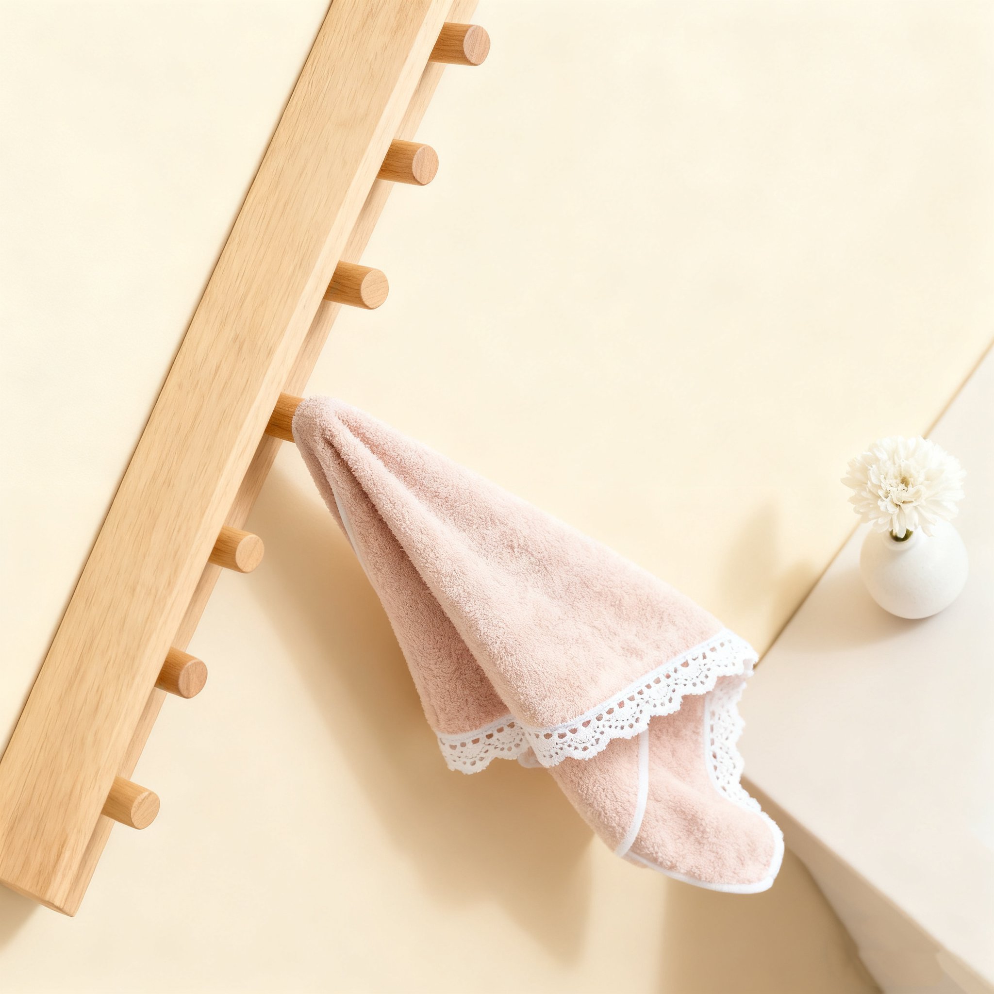 튼튼하고 세련된 디자인의 수건 보관대