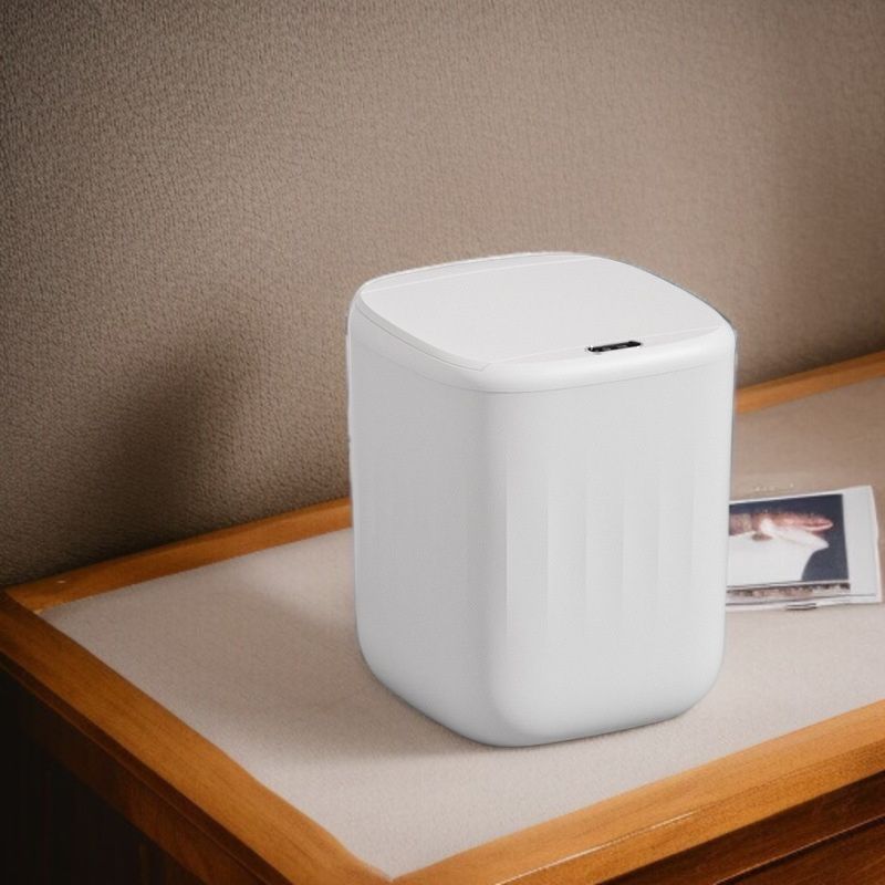 거실 휴지통 전자동 충전 감지 비접촉 휴지통 화장실 발차기 휴지통