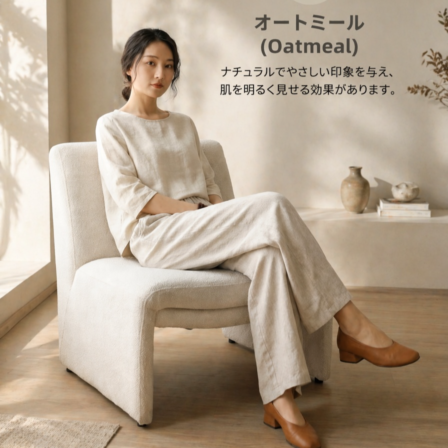 女性用ワイドレッグパンツは、通勤や普段使いに最適な万能スタイルで、春夏の装いにぴったりです。スタイルアップ効果があり、スリムに見せてくれるストレートレッグデザインです。