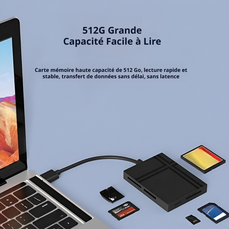 Lecteur de cartes 5-en-1