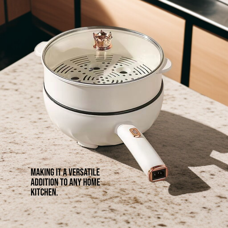  Large Capacity Electric Frying Pan for Home Use