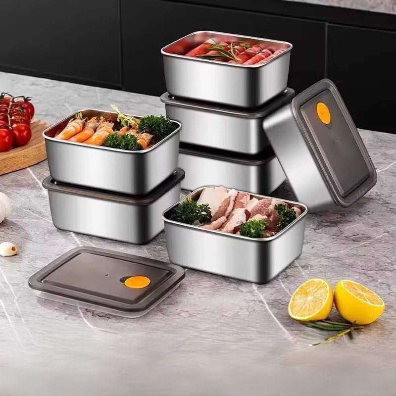 真空ステンレス食品保存容器
