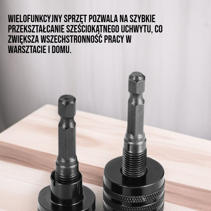 Zdejmowany wielofunkcyjny sprzęt przekształcający sześciokątny uchwyt