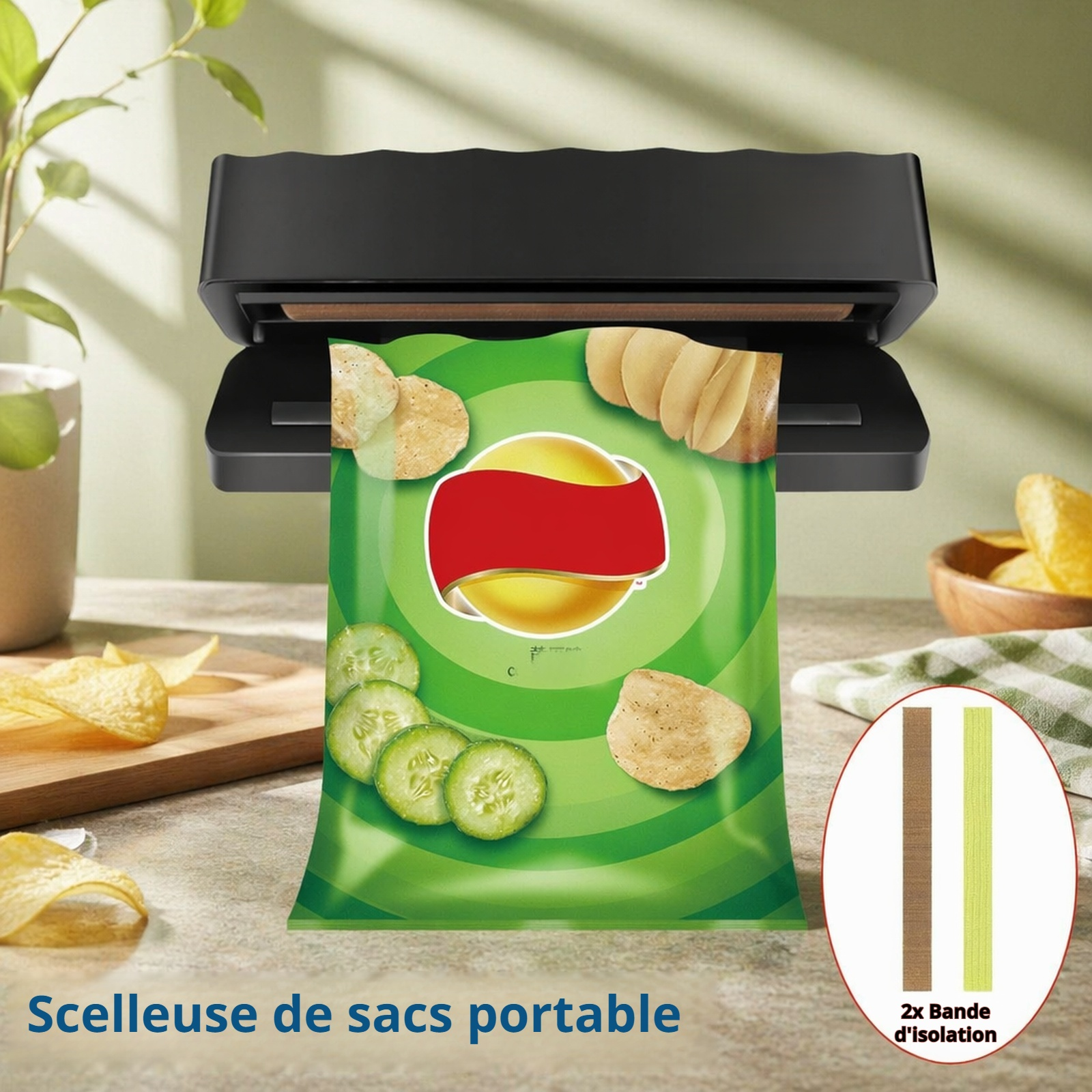 Mini scelleuse de sacs portable pour usage domestique