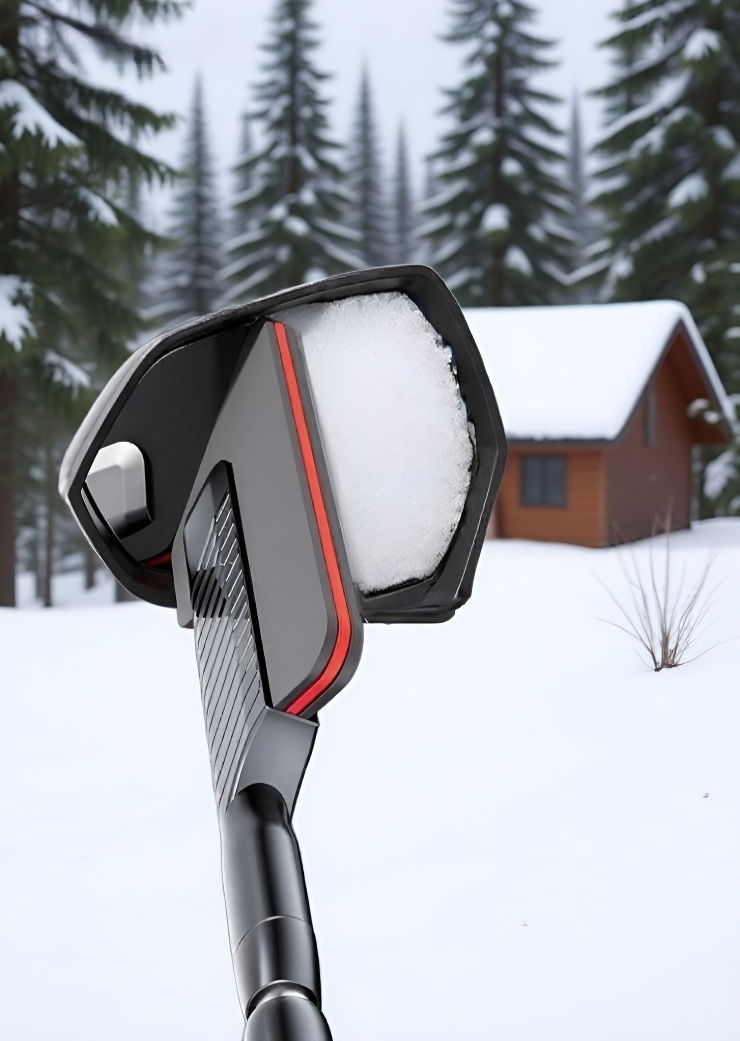 튼튼한 소재로 제작된 유리창 성에 제거 도구