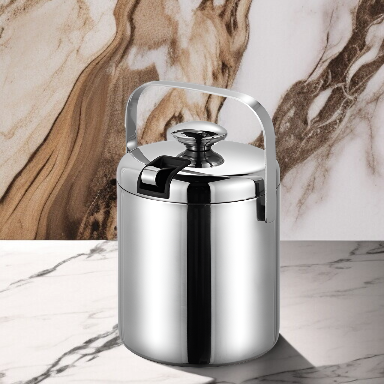 Edelstahl Doppelschicht Champagner Eisfass