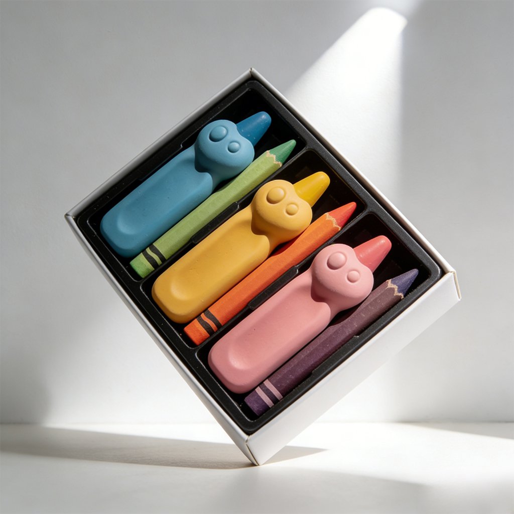 Χαριτωμένα Κηρομπογιές (Διπλή Συσκευασία)