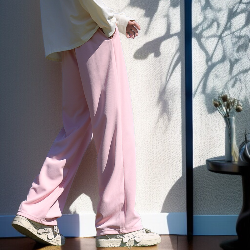 남자 봄가을 와이드 일자 트레이닝 팬츠 일자 팬츠