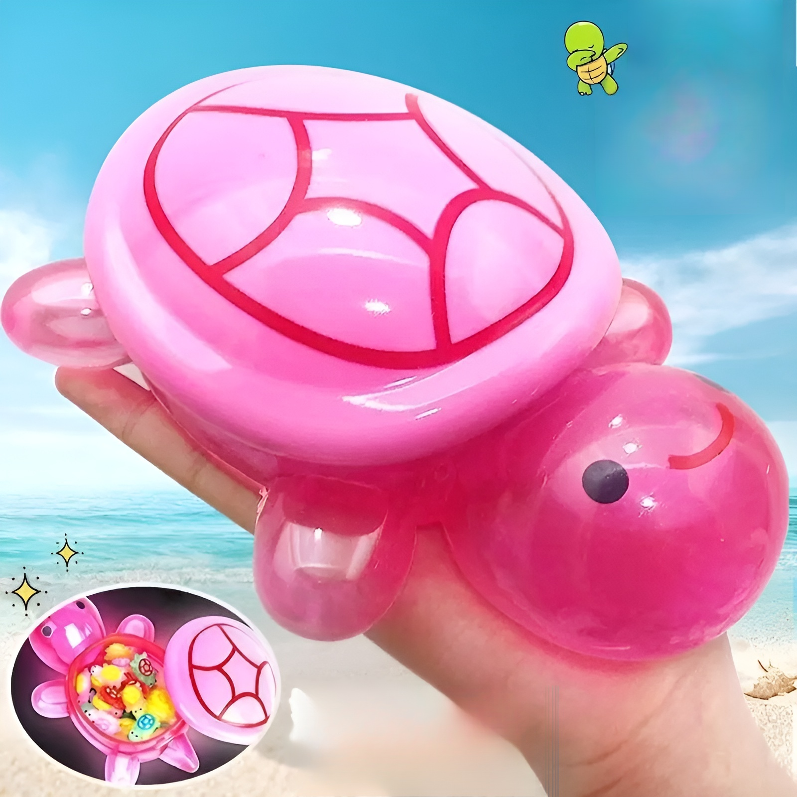 Large Turtle Model - Fun Desk Ornament, Stress Relief Toy