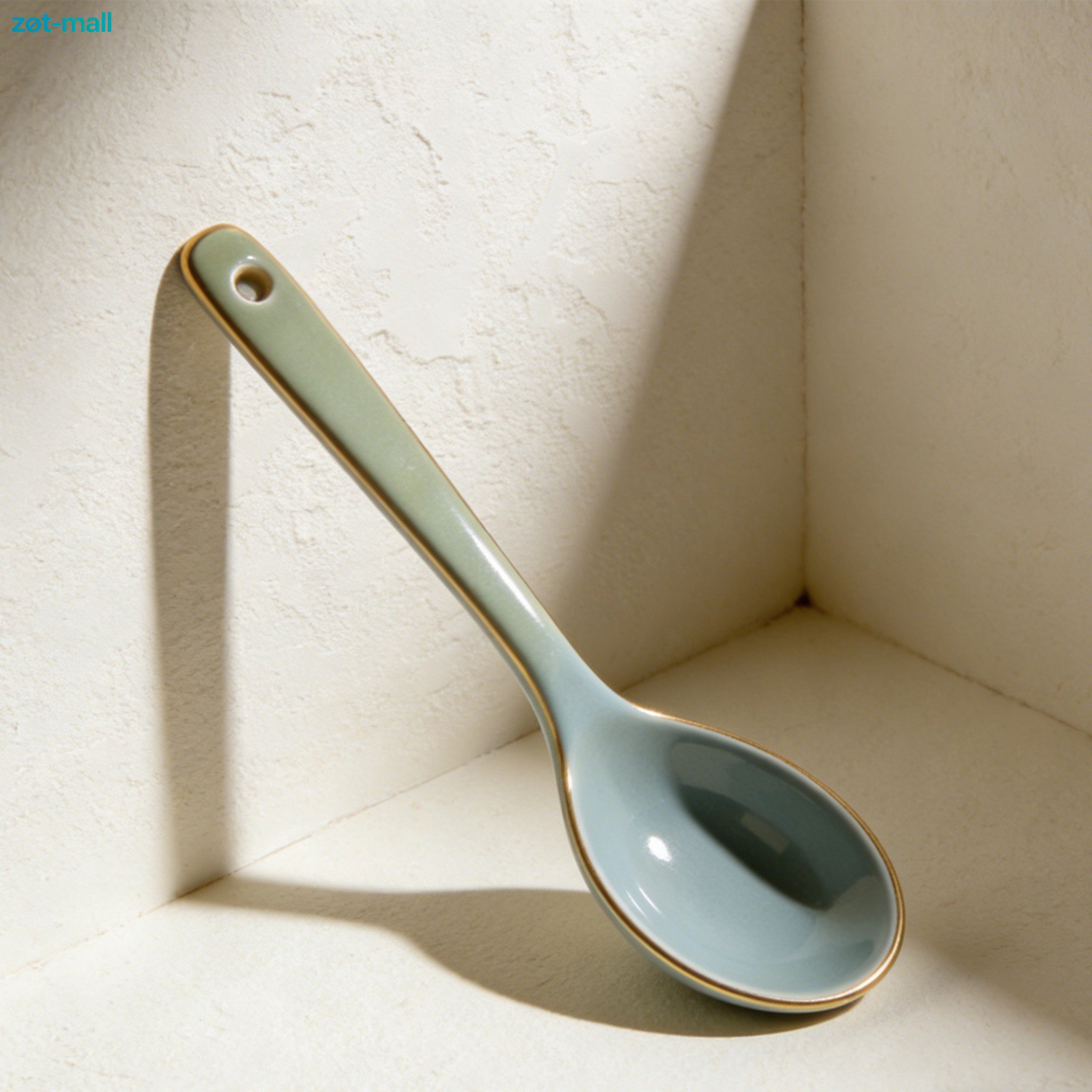 Ceramic soup spoons (6 pieces)