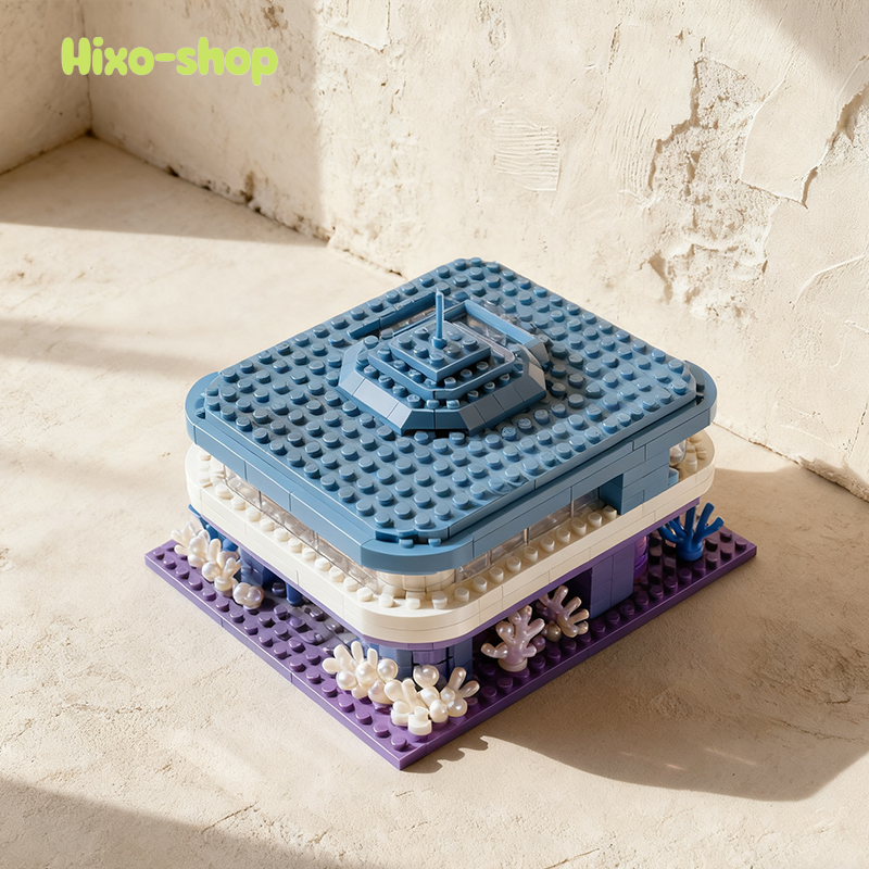 Stavební bloky složené do věže