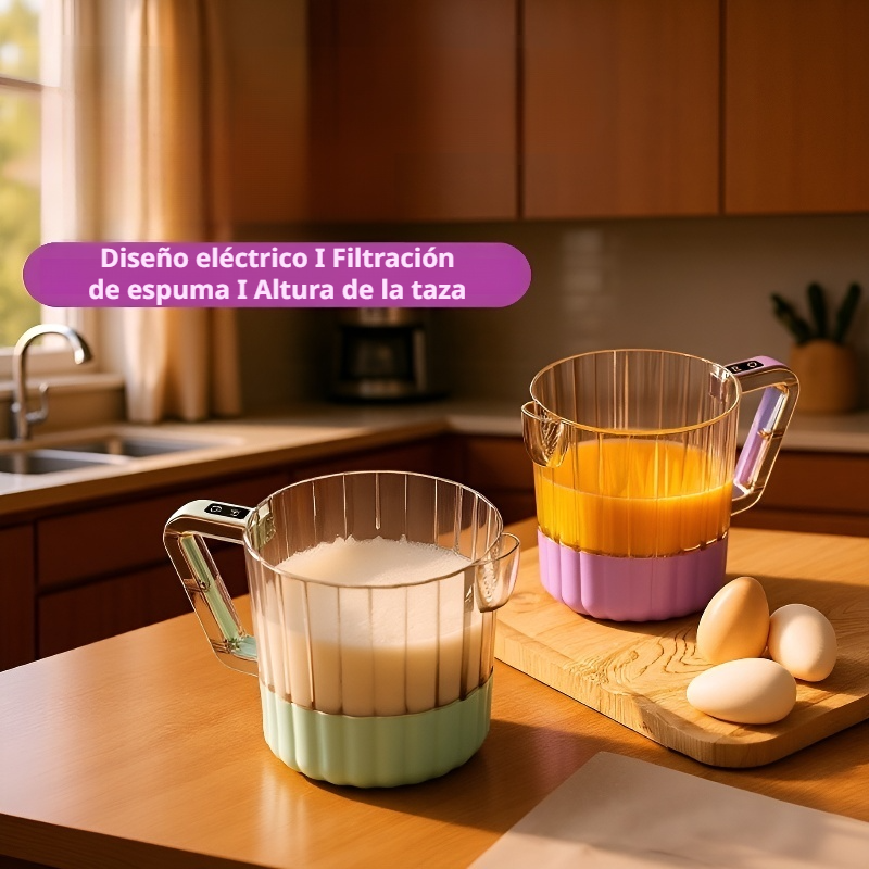 Batidor de huevos manual con vaso de pico de águila, material alimenticio, batido automático