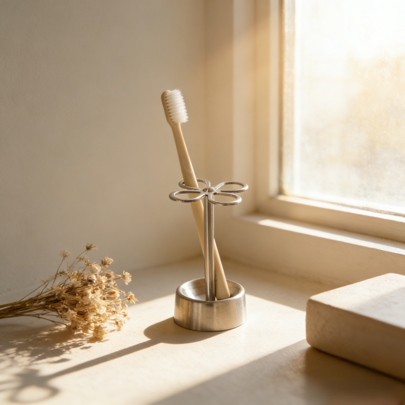 Electric Toothbrush Organizer Multi-use Toothpaste Shelf Wall-mounted