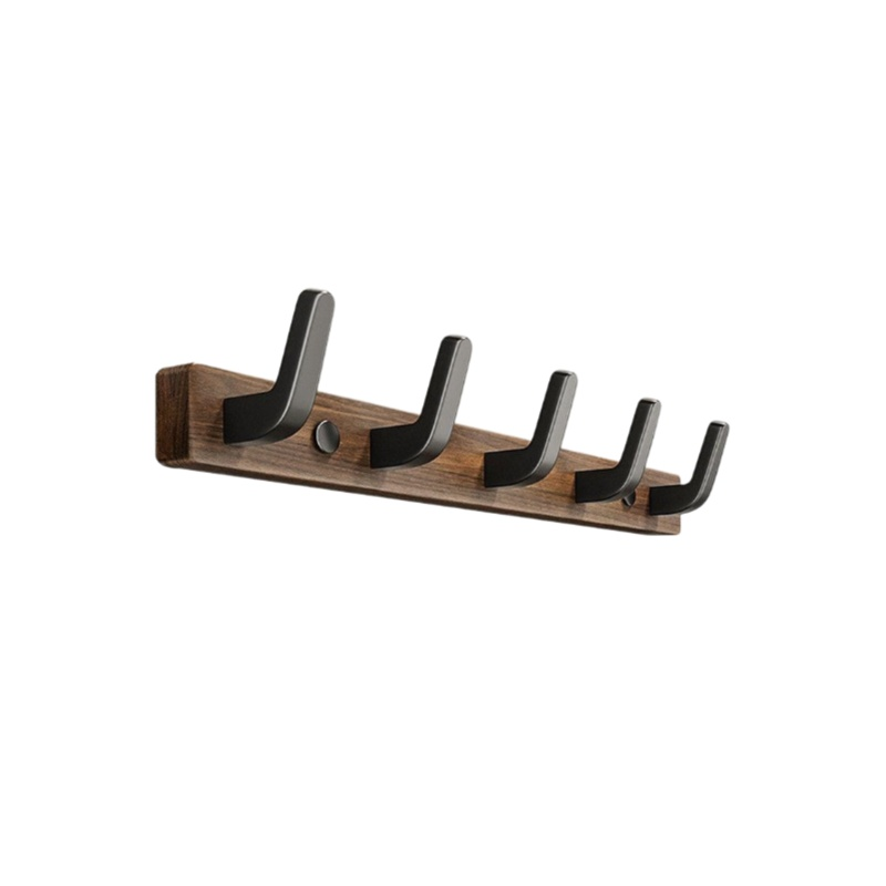 Behind-the-door storage hooks