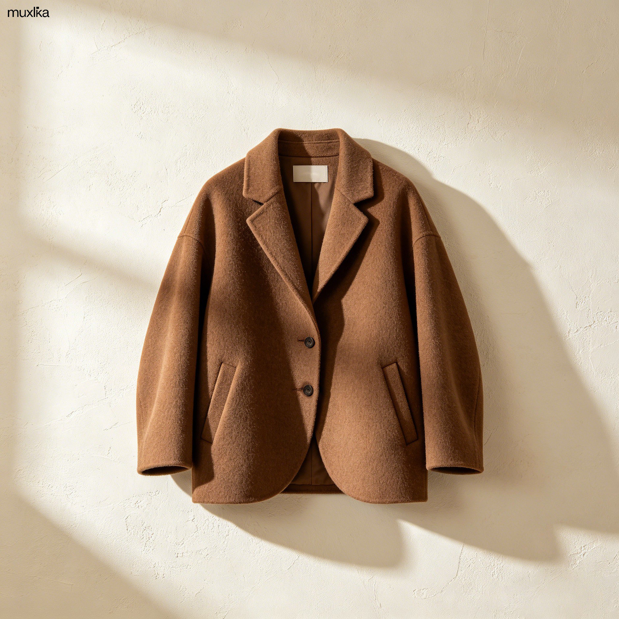 着心地の良い高品質素材のコートの質感