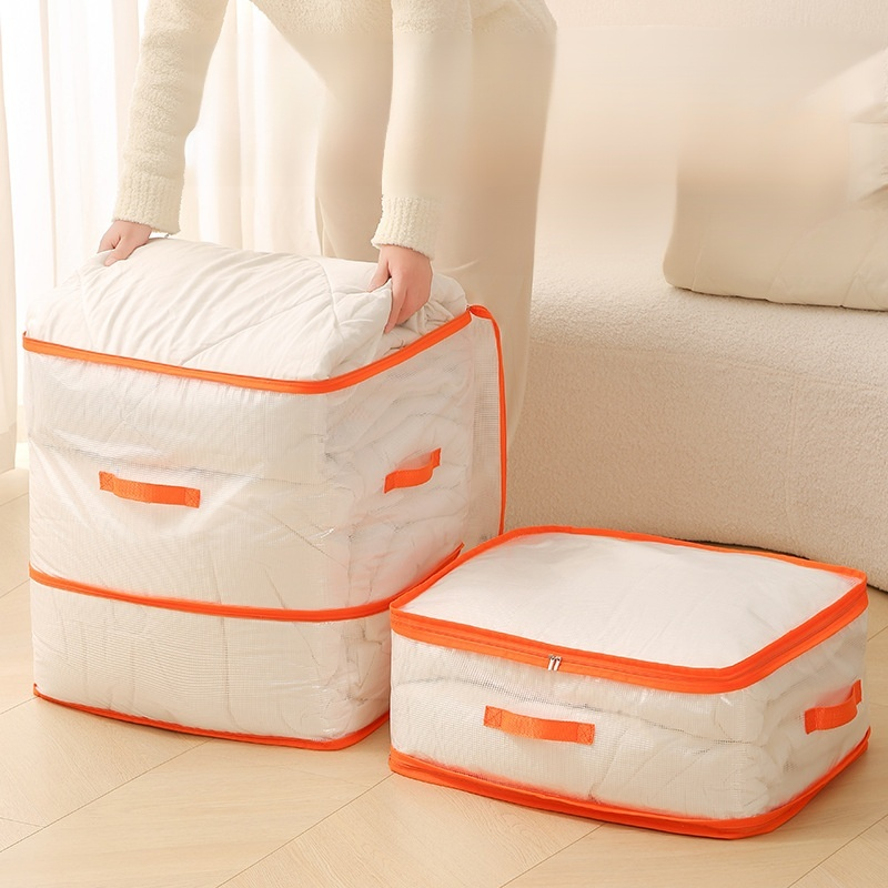 Transparent clothing cotton quilt compression storage bag