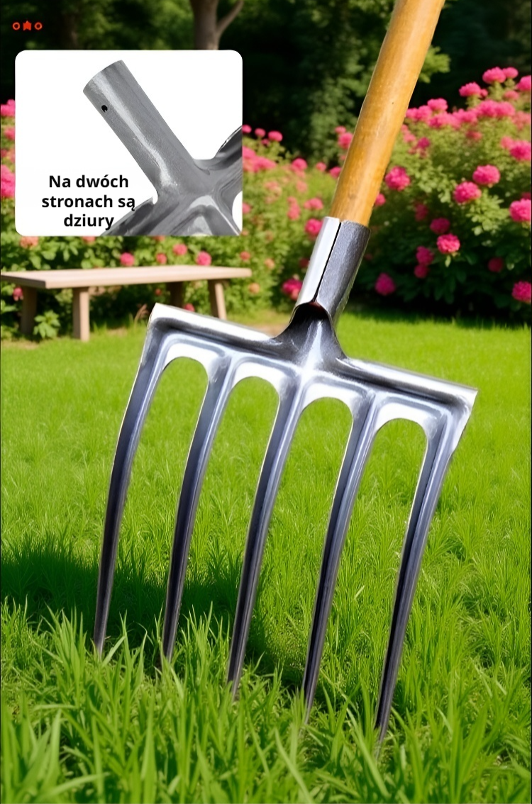 Widły do napowietrzania gleby
