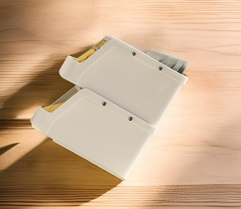 صندوق تخزين مكتبي لتوفير المساحة وتنظيم الأدوات