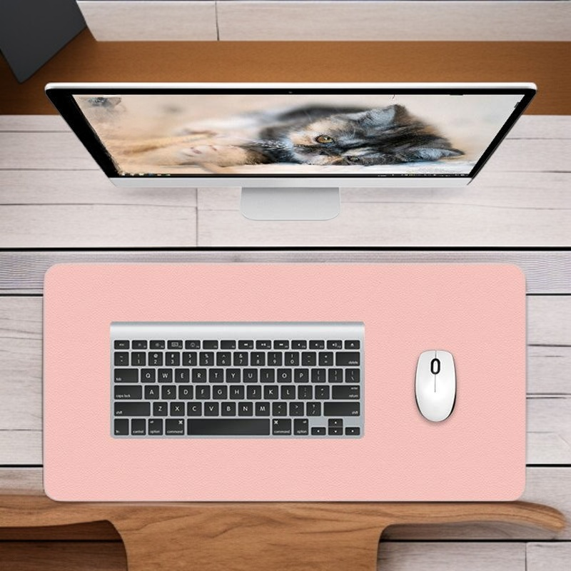 학생용 가죽 책상 패드 컴퓨터 마우스 패드 방수 대형 필기 데스크 패드