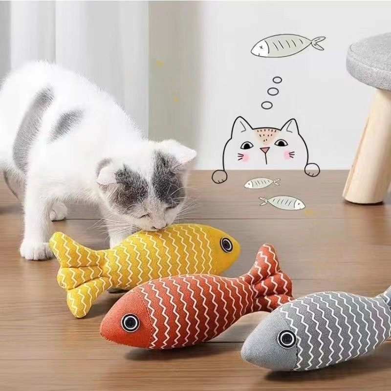 Realistic Fish Cat Toy