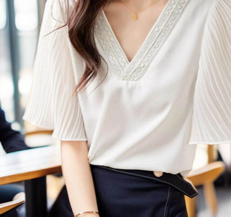 데일리룩 여성 반팔 셔츠