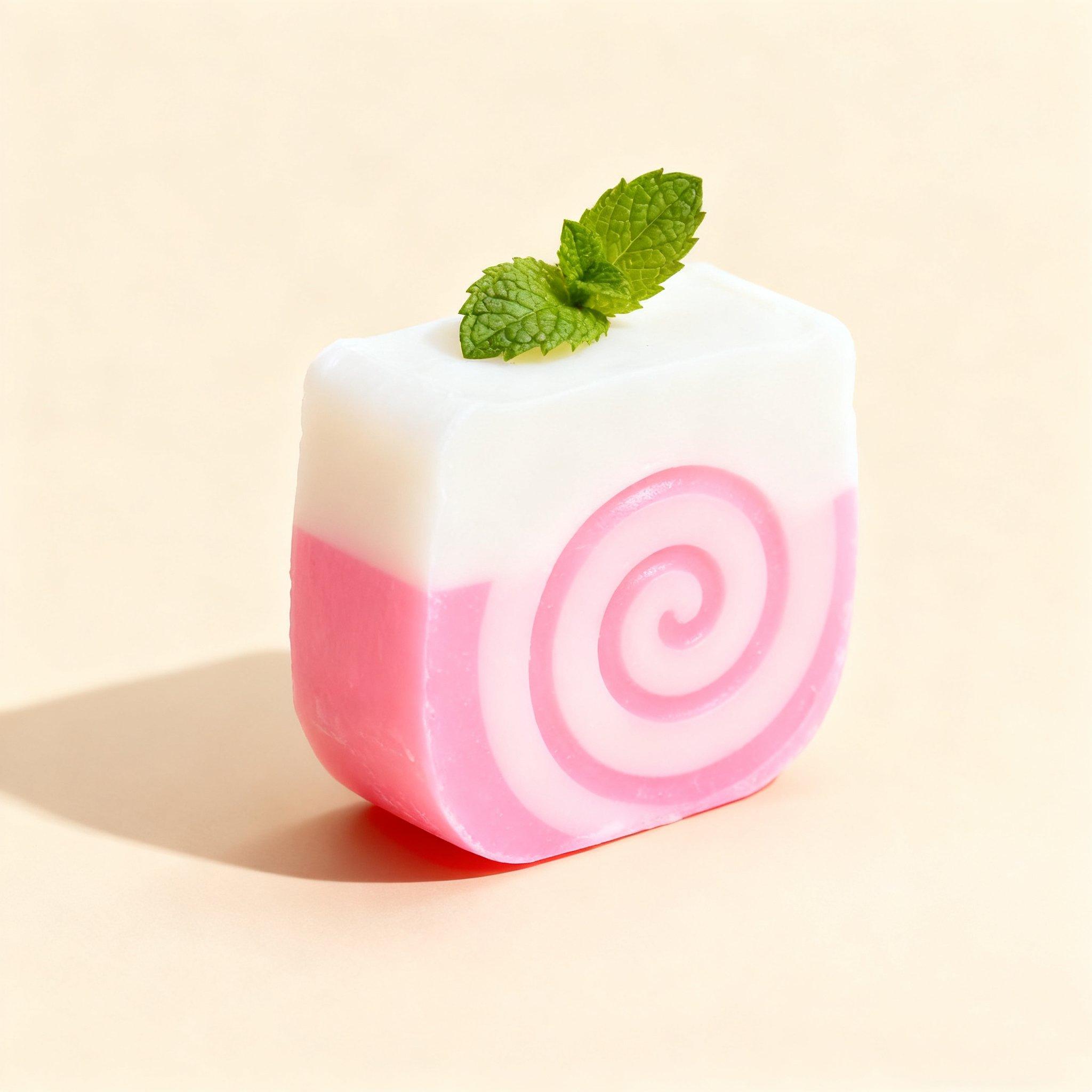 Detail přírodního mýdla s jemnou vůní