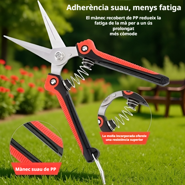 Disseny durador de tijera de jardí