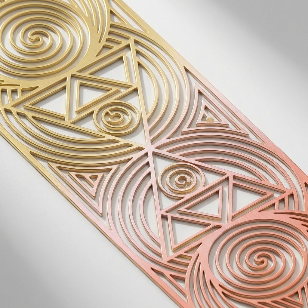 ที่คั่นหนังสือโลหะวินเทจ งานฉลุลายละเอียด