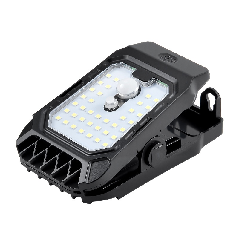 Outdoor waterproof solar sensor clip light