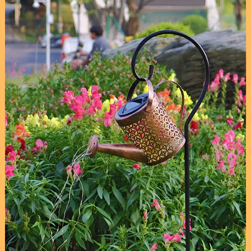 Solar Watering Can Garden Light