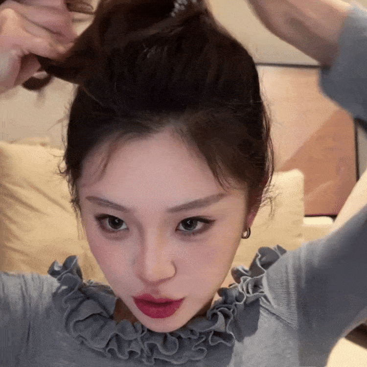 ロングリボン電話線ヘアバンド