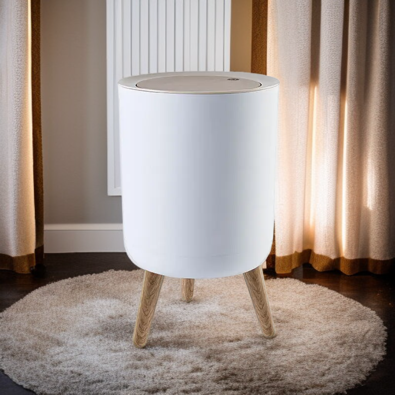 Multi-functional Plastic Waste Bin for Bedroom, Living Room, Kitchen, and Office